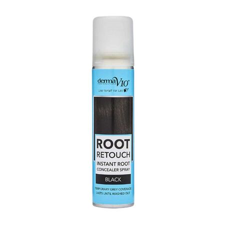 Derma V10 Root Retouch Black Concealer Spray