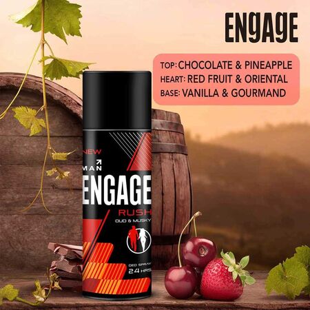 Engage Man Rush Oud & Musky Deo Spray Engage Man Rush Oud & Musky Deo Spray