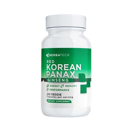 Herbatech Red Korean Panax Ginseng Capsules