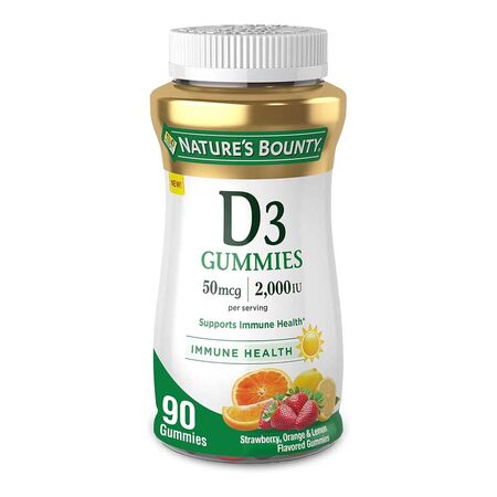 Nature's Bounty D3 Immune Health 90 Gummies