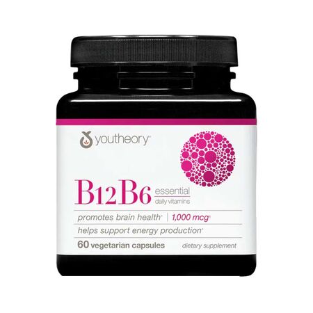 Youtheory B12B6 for Brain Health and Energy Support