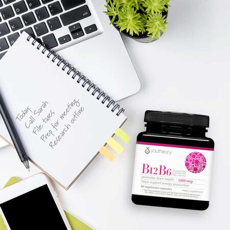 Youtheory B12B6 for Brain Health Support