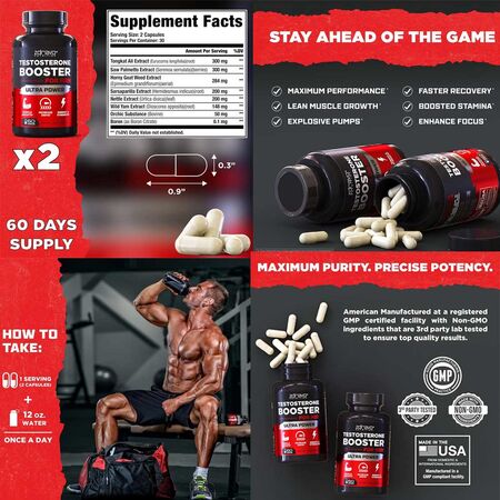 Zdravo Nutrition Testosterone Booster for Men