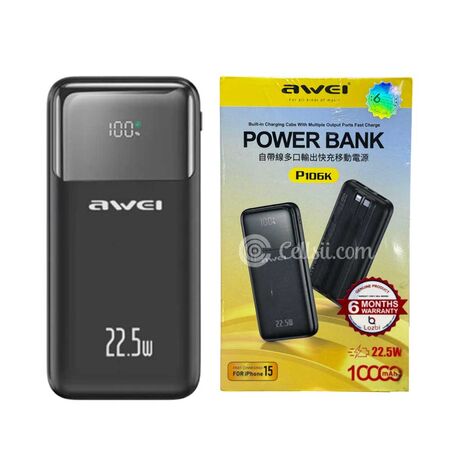 Awei P106K 22.5W Power Bank 10000mAh