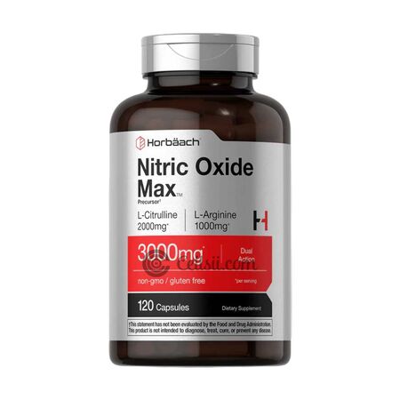 Horbaach Nitric Oxide Max 3000mg Capsules