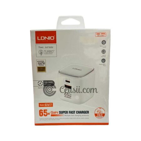 LDNIO Q2617 65W GaN Charger Box Packeging
