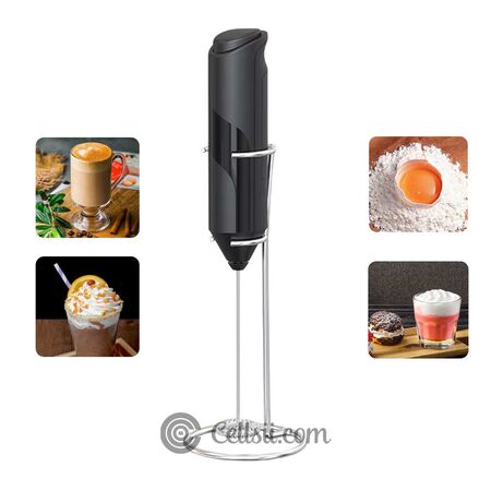 Electric Milk Frother Handheld Mixer