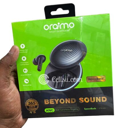 Oraimo OTW-630 Noise Cancelling Earbuds Box Packeging