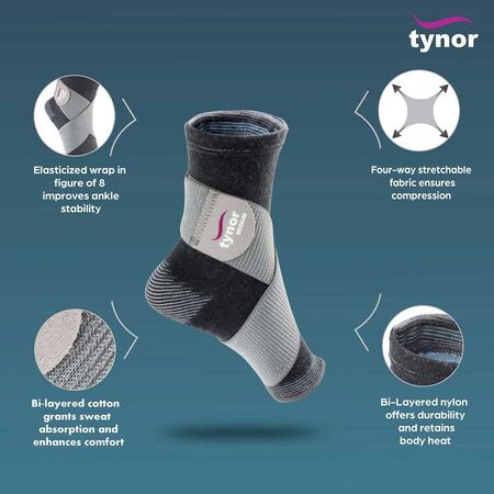 Tynor Ankle Binder Attache Cheville Tobillera