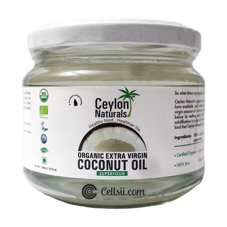 Ceylon Naturals Organic Extra Virgin Coconut Oil 300ml