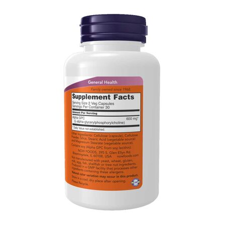 Now Alpha GPC 300mg 60 Capsules