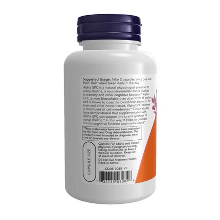 Now Alpha GPC 300mg Capsules