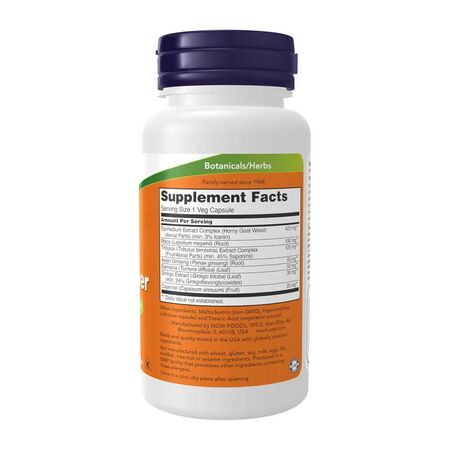 Now Men's Virility Power Male Performance Formula Capsules