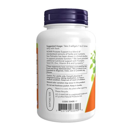 Now Prostate Health Support Softgels