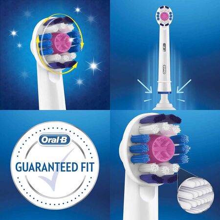 Oral-B 3D White Toothbrush Heads features