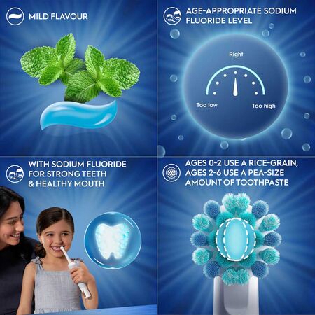 Oral-B Pro Kids 6 Months - 6 Years Toothpaste benefits