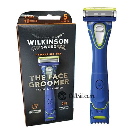 Wilkinson Sword The Face Groomer 2 in 1 Razor & Trimmer