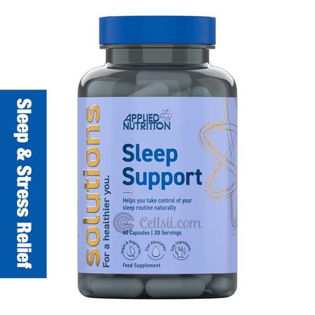 Applied Nutrition Sleep Support for Sleep & Stress Relief 60 Capsules