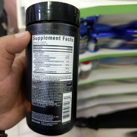Muscletech Alpha Test Thermo Testosterone Booster Supplement Facts