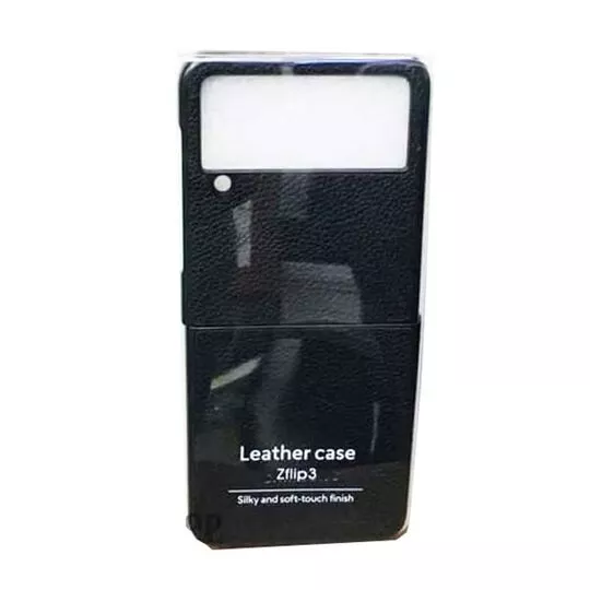 Luxury Foldable Leather Back Case for Samsung Galaxy Z Flip 3 5G