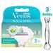 Gillette Venus Comfortglide Sensitive Razor 5 Blade Refills 3Pcs