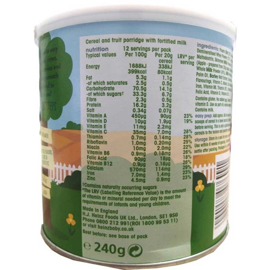 Heinz First Step Creamy Fruit &amp; Yogurt Porridge 240g