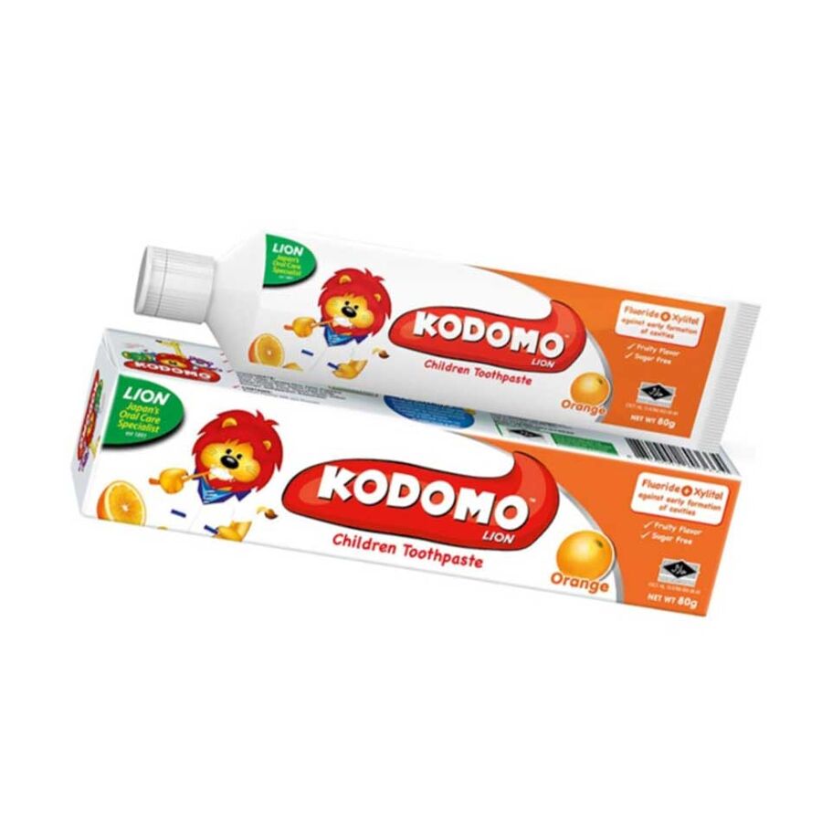 Kodomo Orange Flavor Baby Toothpaste 80g Baby Oral Care
