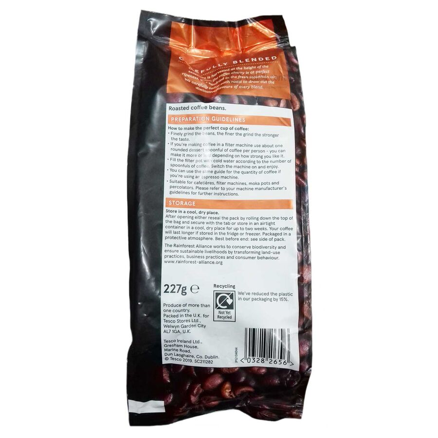 Tesco Espresso Coffee Beans 227g