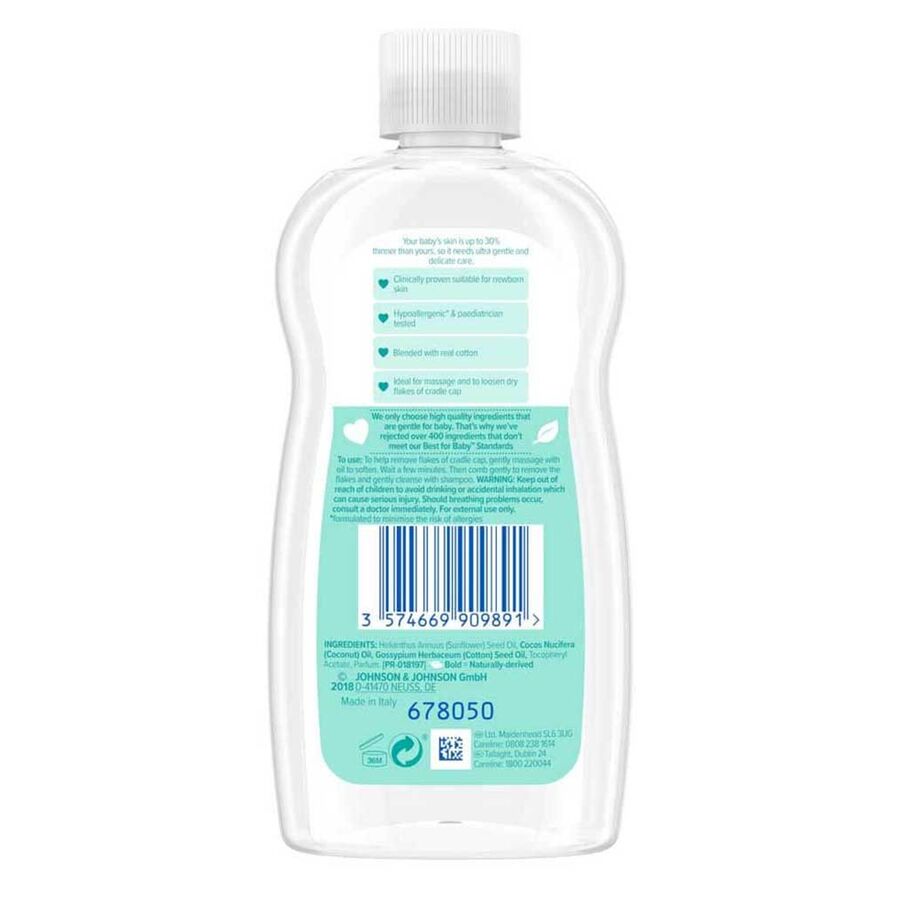 Johnson's Baby Cottontouch Hair & Scalp Oil 300ml