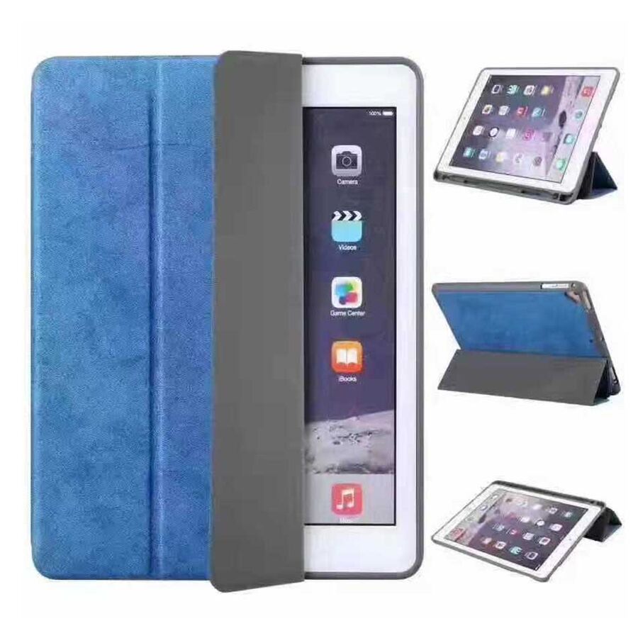 Smart Slim Leather iPad Cover with Pen Holder iPad Cases/Covers