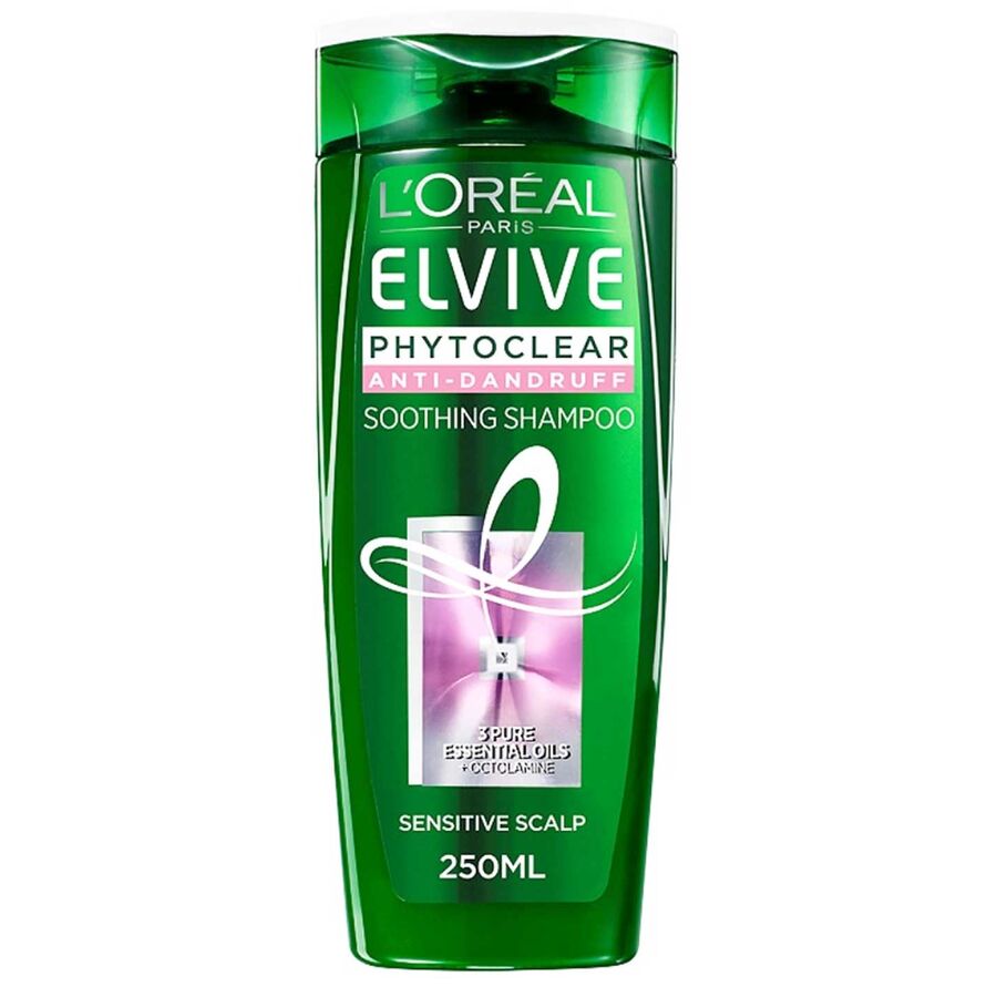 L'Oreal Elvive Phytoclear Anti Dandruff Soothing Shampoo 250ml Shampoos & Conditioners