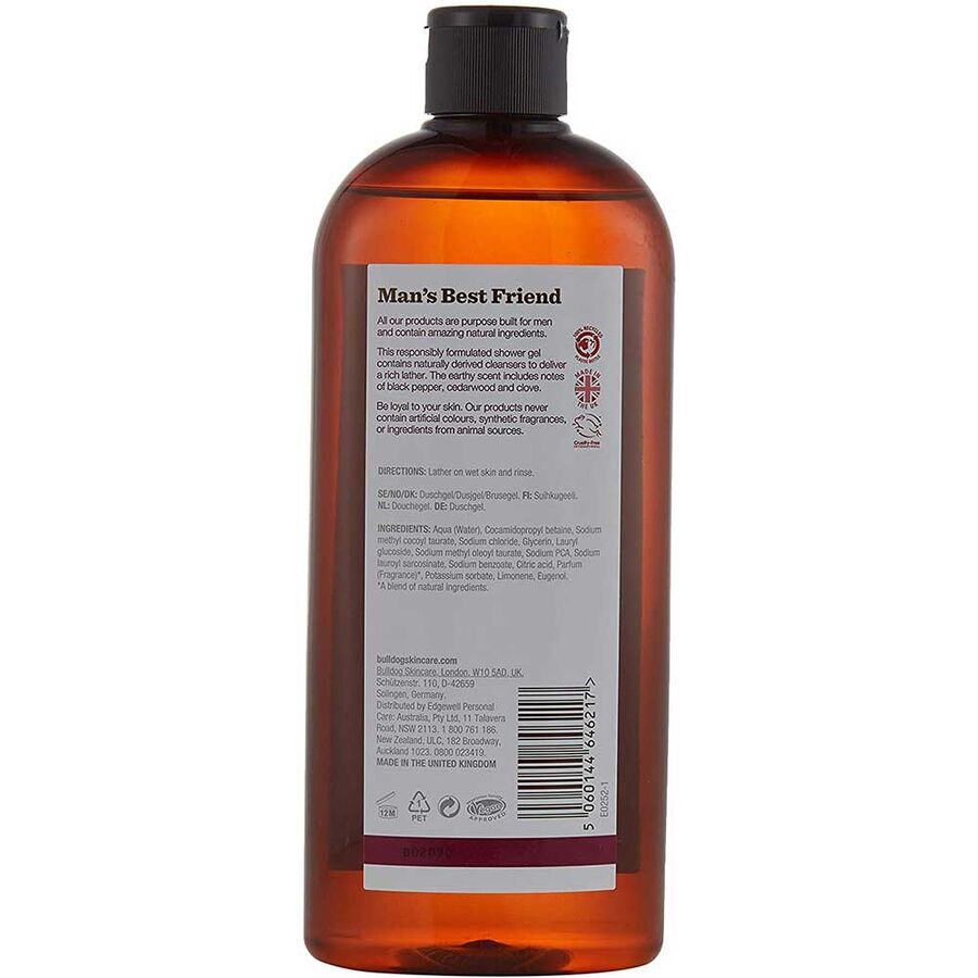 Bulldog Vetiver & Black Pepper Shower Gel 500ml
