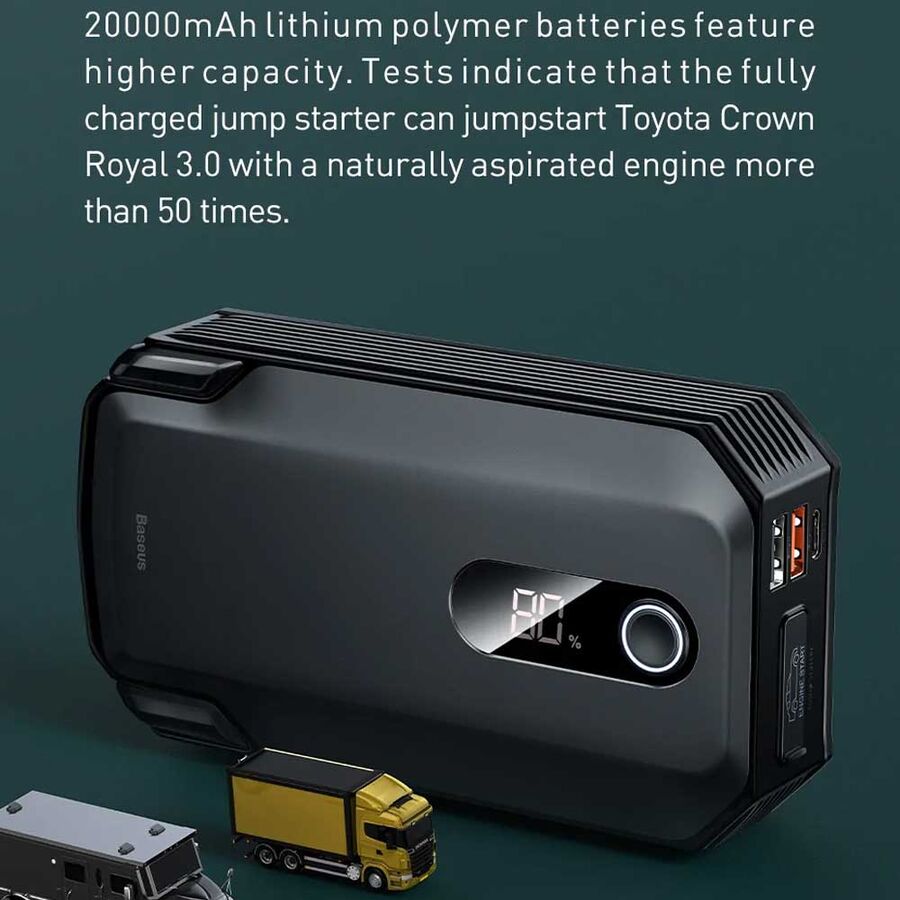 Baseus Super Energy Max Car Jump Starter 20000mAh