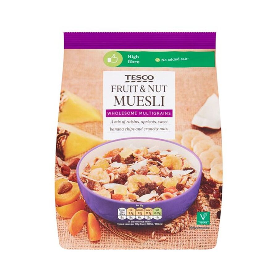 Tesco Fruit & Nut Muesli 750g