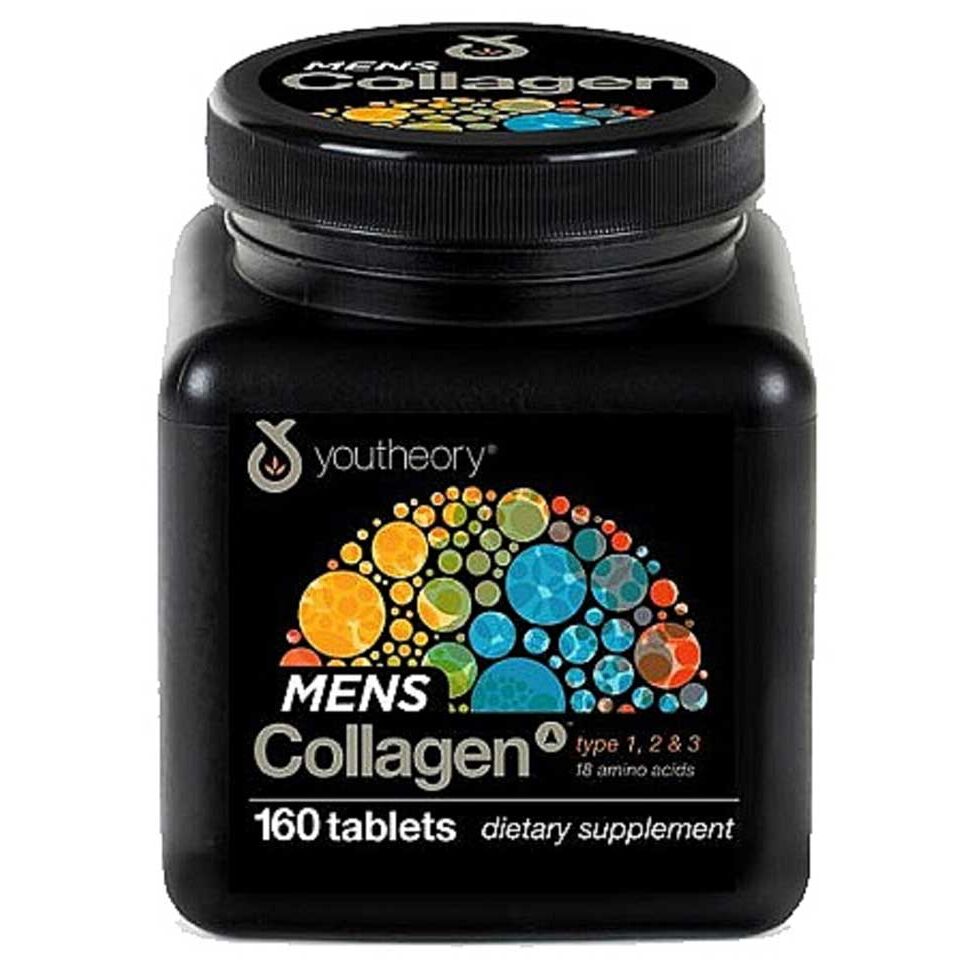 Youtheory Type 1 2 3 Men's Collagen 160 Tablets